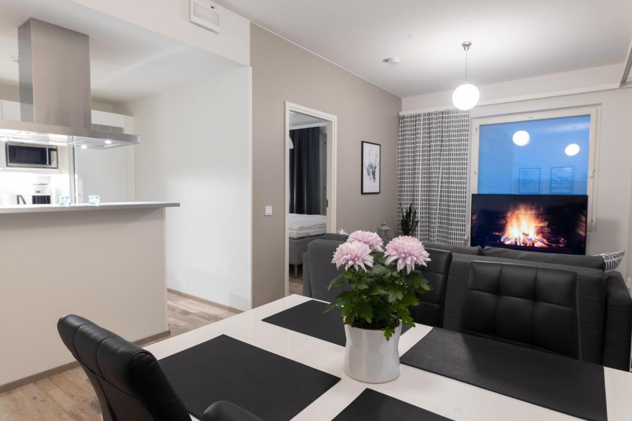 Arctic City Apartment Tammela With Sauna And Free Parking 로바니에미 외부 사진