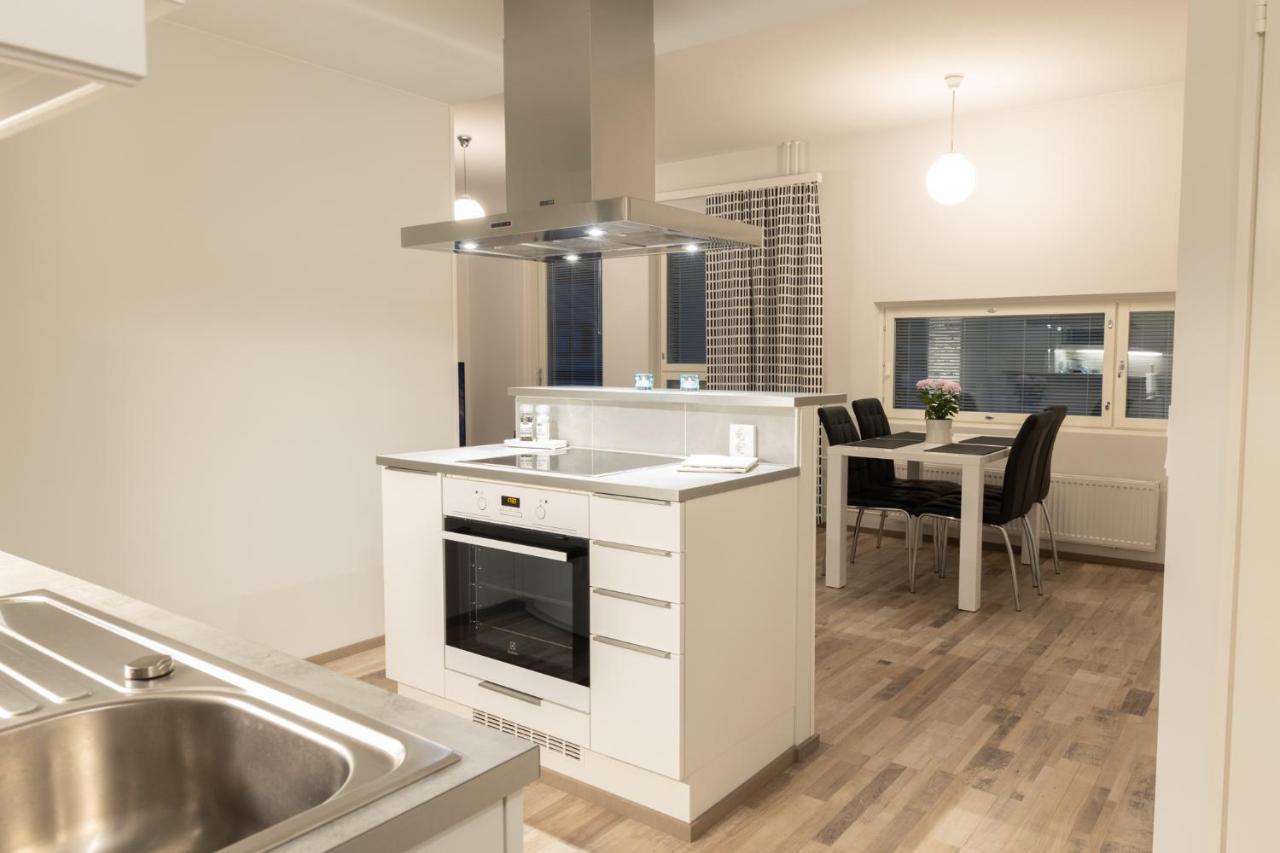 Arctic City Apartment Tammela With Sauna And Free Parking 로바니에미 외부 사진